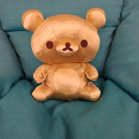 RILAKKUMA Accessories - RILAKKUMA 20th Anniversary Gold Plush Bear